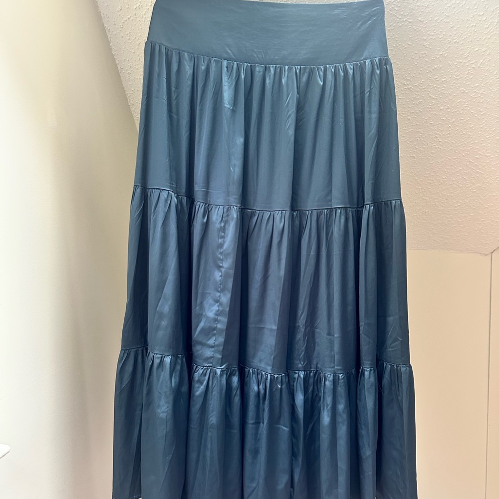 Elegant Navy Blue Women's Skirt